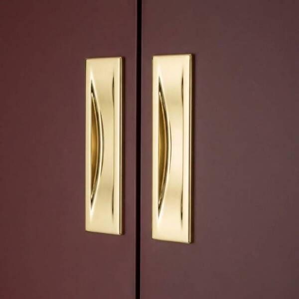 System Gömme Mobilya Kulbu Gold Renk 96mm Kulp (SY4340 0096 GL) - 1