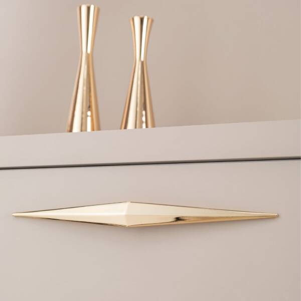 System Mobilya Kulbu Gold Renk 96mm Kulp (SY4175 0096 GL) - 1