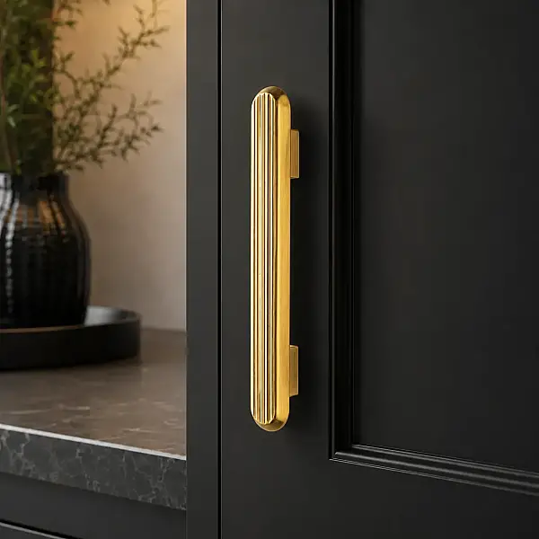 System Mobilya Kulbu Gold Renk 96mm Kulp (SY9004 0096 GL) - 1