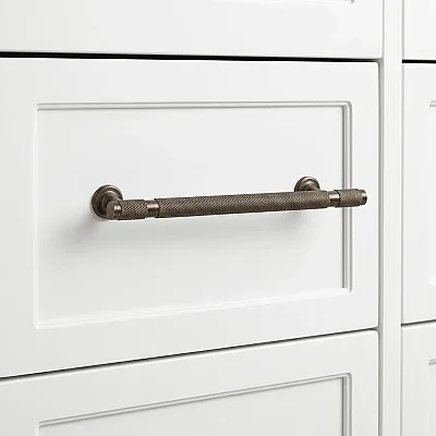 System Mobilya Kulbu Antik Sarı Renk 128mm Kulp (SY8996 0128 ABM-ABM) - 1
