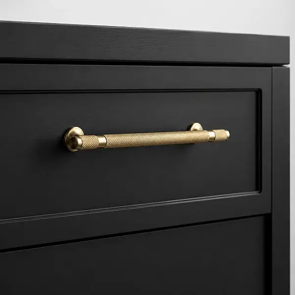 System Mobilya Kulbu Mat Altın Renk 128mm Kulp (SY8996 0128 BB-BB) - 1
