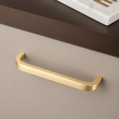 System Mobilya Kulbu Mat Altın 128mm Kulp (SY8640 0128 BB) - System (1)