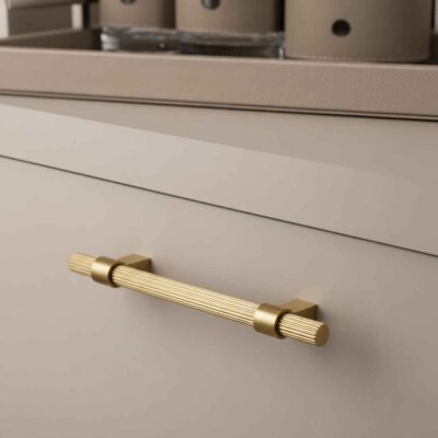 System Mobilya Kulbu Gold Renk 128mm Kulp (SY8990 0128 GL-GL) - System
