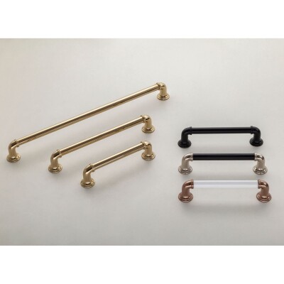 System Mobilya Kulbu Gold Renk 128mm Kulp (SY4680 0128 GL-GL) - 2