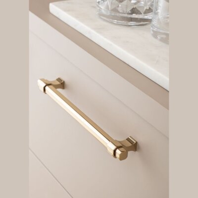 System Mobilya Kulbu Gold Renk 128mm Kulp (SY8720 0128 GL-GL) - System