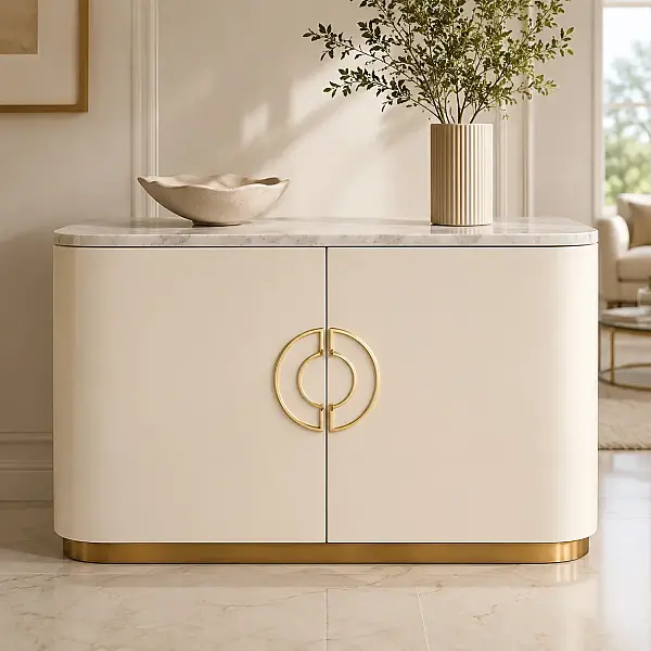 System Mobilya Kulbu Gold Renk 128mm Kulp (SY4700 0128 GL) - 1