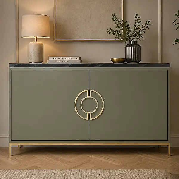 System Mobilya Kulbu Gold Renk 128mm Kulp (SY4700 0128 GL) - 2