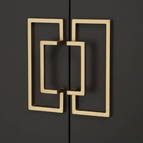 System Mobilya Kulbu Altın/Gold Renk 128mm 1 Adet Kulp (SY4703 0128 GL) - 1