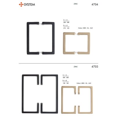System Mobilya Kulbu Gold Renk 128mm Adet Kulp Seri Sonu (SY4704 0128 GL) - 5