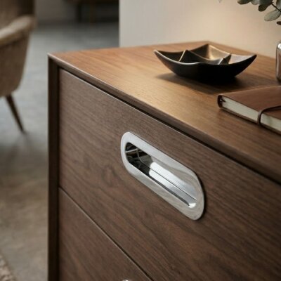 System Gömme Mobilya Kulbu Krom 128mm Kulp (SY7471 0128 CR) - System