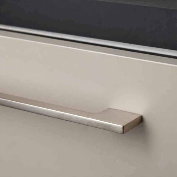 System Mobilya Kulbu Nikel Saten Renk 128mm Kulp (SY8574 0128 NB) - 1