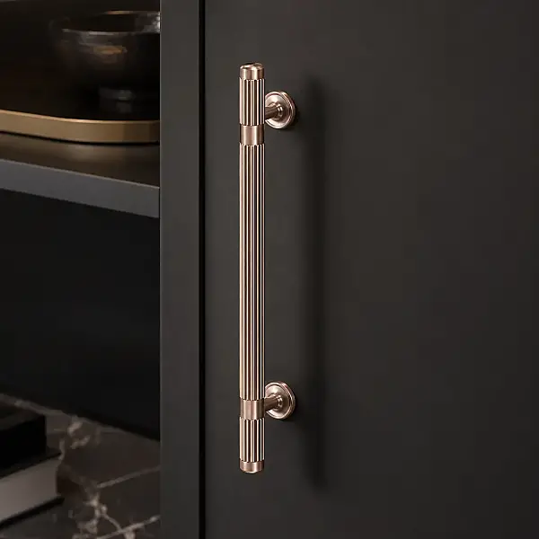 System Mobilya Kulbu Rose Renk 128mm Kulp (SY8998 0128 RS-RS) - 1