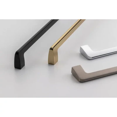 System Mobilya Kulbu Siyah Renk 160mm Kulp (SY6518 0160 AL6) - 2
