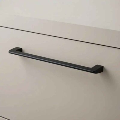 System Mobilya Kulbu Siyah Renk 160mm Kulp (SY6518 0160 AL6) - System