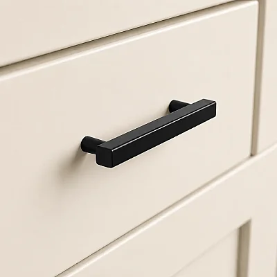 System Mobilya Kulbu Siyah Renk 160mm Kulp (SY8800 0160 AL6-AL6) - 1