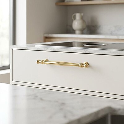 System Mobilya Kulbu Gold Renk 160mm Kulp (SY4482 0160 GL) - System