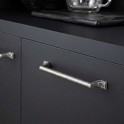 System Mobilya Kulbu Antik Gümüş 160mm Kulp (SY4583 0160 OSM) - System