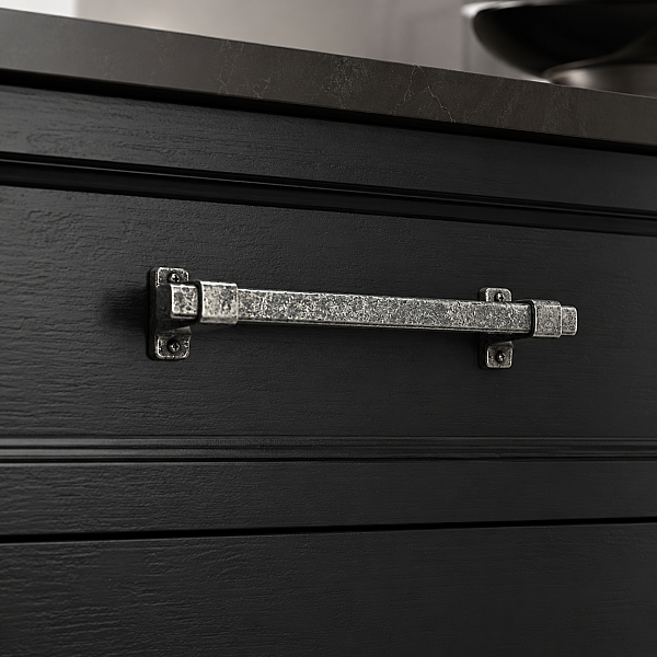 System Mobilya Kulbu Antik Gümüş 160mm Kulp (SY8889 0160 OSM-OSM) - 1