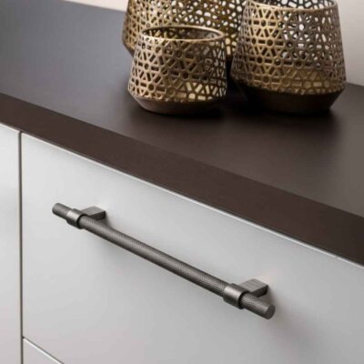 System Mobilya Kulbu Füme Renk 192mm Kulp (SY8774 0192 BBN-BBN) - System