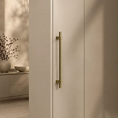 System Mobilya Kulbu Antik Sarı Renk 192mm Kulp (SY8772 0192 ABM-ABM) - 1