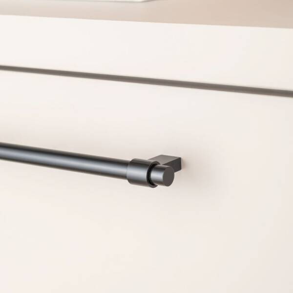 System Mobilya Kulbu Siyah Renk 192mm Kulp (SY8770 0192 AL6-AL6) - 1