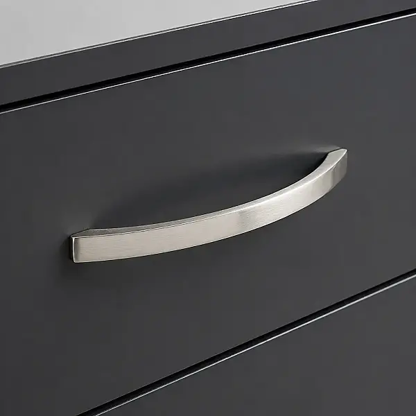 System Mobilya Kulbu Nikel Saten 192mm Kulp (SY5342 0192 NB) - 1