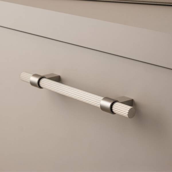 System Mobilya Kulbu Nikel Saten 192mm Kulp (SY8990 0192 NB-NB) - 1