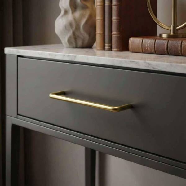 System Mobilya Kulbu Gold Renk 224mm Kulp (SY8878 0224 GL) - 1