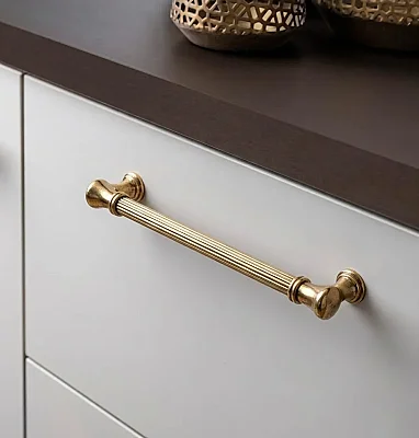 System Mobilya Kulbu Gold Renk 256mm Kulp (SY4640 0256 GL-GL) - 1