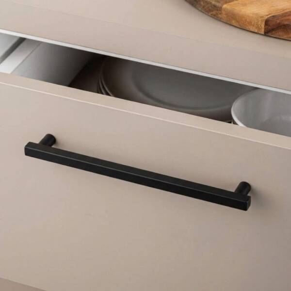 System Mobilya Kulbu Siyah Renk 320mm Kulp (SY8800 0320 AL6-AL6) - 1