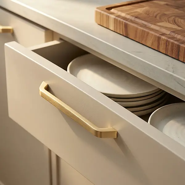 System Mobilya Kulbu Mat Altın 320mm Kulp (SY7501 0320 BB) - 1
