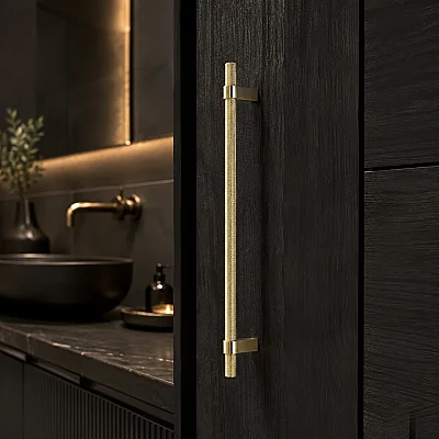 System Mobilya Kulbu Gold Renk 320mm Kulp (SY8774 0320 GL-GL) - 1