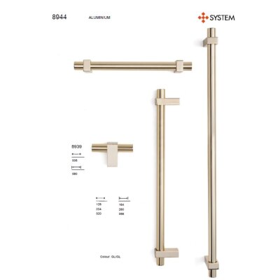 System Mobilya Kulbu Gold Renk 320mm Kulp (SY8944 0320 GL-GL) - 3