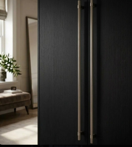 System Mobilya Kulbu Nikel Saten 640mm Kulp (SY8990 0640 NB-NB) - 1