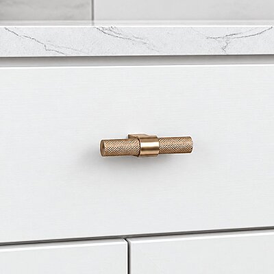 System Düğme Mobilya Kulbu Rose Renk 8mm Kulp (SY8774 0008 RS-RS) - 1