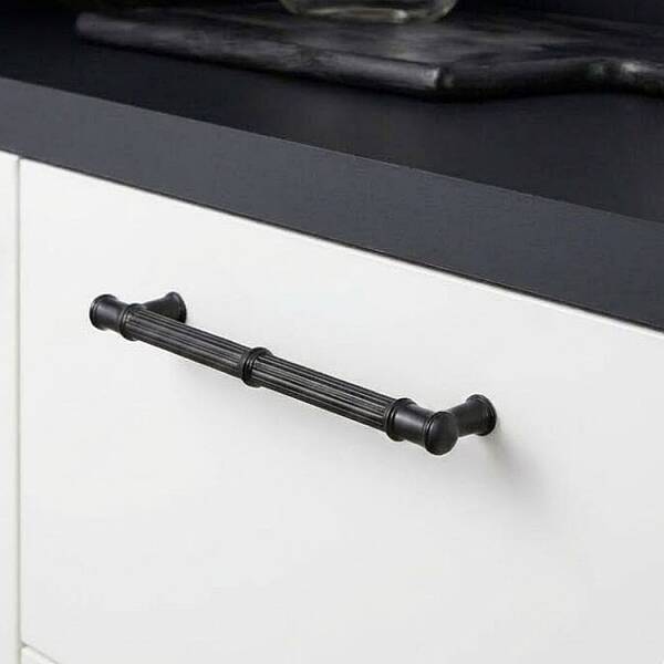 System Mobilya Kulbu Siyah Renk 128mm Kulp (SY4227 0128 AL6) - 1