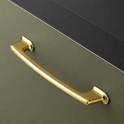 System Mobilya Kulbu Gold Renk 128mm Kulp (SY4245 0128 GL) - 1