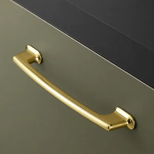 System Mobilya Kulbu Gold Renk 128mm Kulp (SY4245 0128 GL) - 1