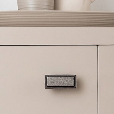 System Düğme Mobilya Kulbu Antik Gümüş 16mm Kulp (SY4237 0016 OSM) - System