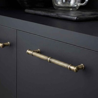 System Mobilya Kulbu Antik Sarı Renk 192mm Kulp (SY4227 0192 ABM) - System