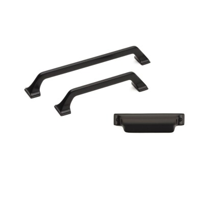 System Mobilya Kulbu Siyah Renk 192mm Kulp (SY4314 0192 AL6) - 4
