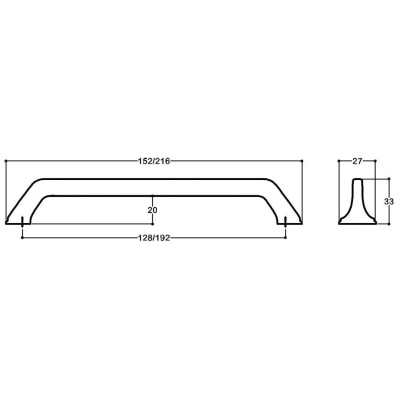 System Mobilya Kulbu Siyah Renk 192mm Kulp (SY4314 0192 AL6) - 3
