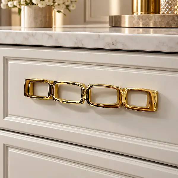 System Çekmece Kulbu Gold Renk 192mm (SY8135 0192 GL) - 1
