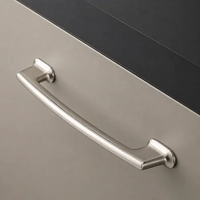 System Mobilya Kulbu Nikel Saten 192mm Kulp (SY4245 0192 NB) - 1
