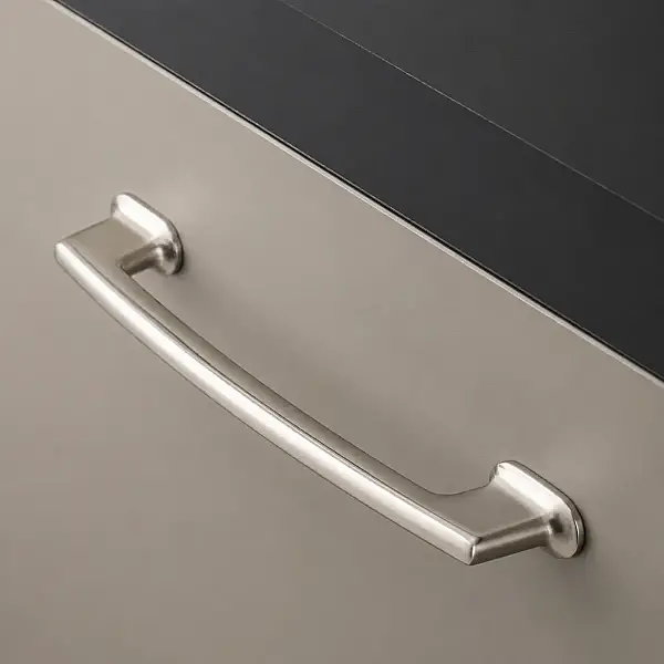 System Mobilya Kulbu Nikel Saten 192mm Kulp (SY4245 0192 NB) - 1