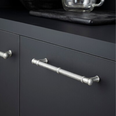 System Mobilya Kulbu Antik Gümüş Renk 192mm Kulp (SY4227 0192 OSM) - 1