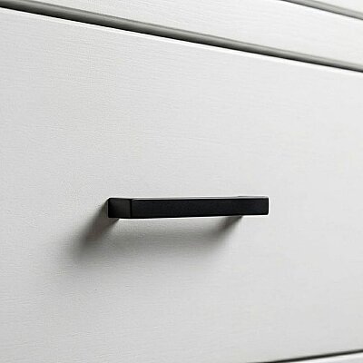 System Mobilya Kulbu Siyah Renk 192mm Kulp (SY6250 0192 AL6) - System