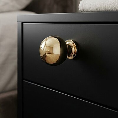 System Düğme Mobilya Kulbu Gold Renk 20mm Kulp (SY1465 0020 GL) - System (1)