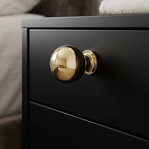 System Düğme Mobilya Kulbu Gold Renk 20mm Kulp (SY1465 0020 GL) - 2