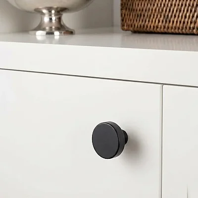 System Düğme Mobilya Kulbu Siyah Renk 26mm Kulp (SY1910 0026 AL6) - 1